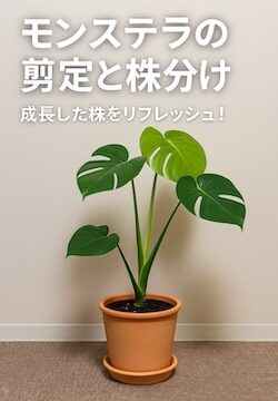 モンステラ　IKEAにて購入当初の写真　アイキャッチ画像